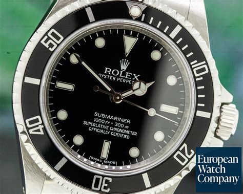 Rolex Submariner No Date 4 Liner 14060 